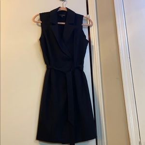 sleeveless blazer dress